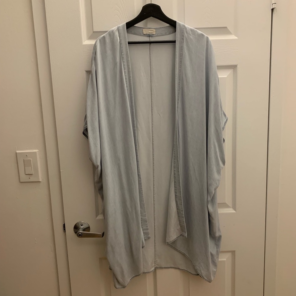 Aritzia Azure Skies blouse